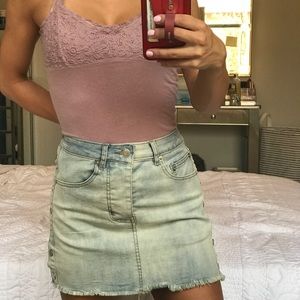 Jean Skirt + top <3